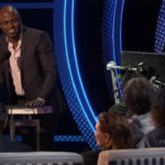 Stephen Hawking, former Lucasian Professor of Mathematics, and Director of Research at the Centre for Theoretical Cosmology at the University of Cambridge, being roasted by former Whose Line Is It Anyway? star Wayne Brady - (AP Photo)